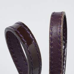 مملوكة مسبقًا حقيبة يد توتس غوتشي جولي جلد لامع وكانفاس GG بيج/بني فاتح بنمط ويب ودلاية 