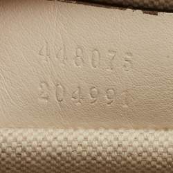 Pre Owned Gucci Tricolor Leather Medium Dionysus Bamboo Top Handle Bag