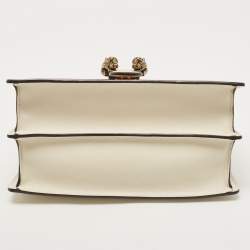 Pre Owned Gucci Tricolor Leather Medium Dionysus Bamboo Top Handle Bag