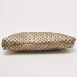 Pre Owned Gucci Gold Micro Guccissima Leather Tassel Zip Clutch