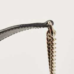 Pre Owned Gucci Black Microguccissima Leather Mini Emily Crossbody Bag