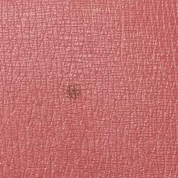 Gucci Pink Leather Interlocking G Continental Wallet