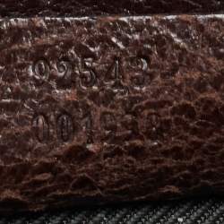 Pre Owned Gucci Beige/Brown GG Canvas and Leather Flight Belt Bag