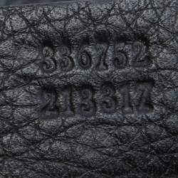 Pre Owned Gucci Black Leather Flap Soho Chain Shoulder Bag