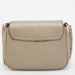 Gucci Metallic Leather Soho Flap Chain Crossbody Bag