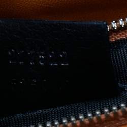 Pre Owned Gucci Black Suede and Leather 1973 Flap Shoulder Bag