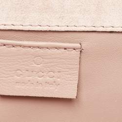 Gucci Beige Microguccissima Patent Leather Small Broadway Clutch