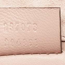 Gucci Beige Microguccissima Patent Leather Small Broadway Clutch