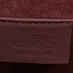 Pre Owned Gucci Old Rose/Beige GG Supreme Coated Canvas and Suede Mini Dionysus Blooms Shoulder Bag