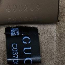 Pre Owned Gucci Beige GG Supreme Canvas and Suede Small Dionysus Shoulder Bag