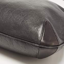 Pre Owned حقيبة غوتشي هورسبيت بيلهام جلد غوتشيسيما سوداء