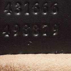 Pre Owned Gucci Black Leather Mini Web Chain Sylvie Crossbody Bag