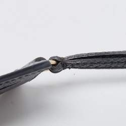 Pre Owned Gucci Beige/Blue Canvas and Leather Classic Tote