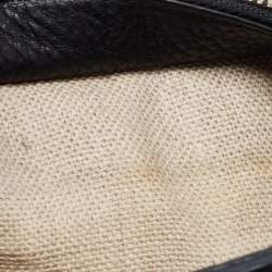 Pre Owned Gucci Beige/Blue Canvas and Leather Classic Tote