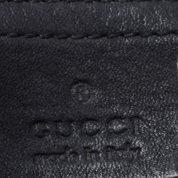 Pre Owned Gucci Beige/Blue Canvas and Leather Classic Tote