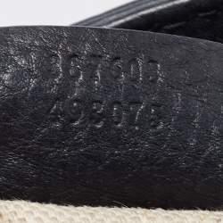 Pre Owned Gucci Beige/Blue Canvas and Leather Classic Tote