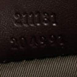 Pre Owned Gucci Beige/Brown GG Supreme Canvas and Leather Diaper Messenger Bag