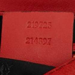 مملوكة مسبقًا Gucci Red Leather Medium New Jackie Hobo