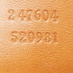 Pre Owned Gucci Tan/Beige GG Canvas and Leather Horsebit Heritage Hobo