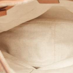 Pre Owned Gucci Tan/Beige GG Canvas and Leather Horsebit Heritage Hobo