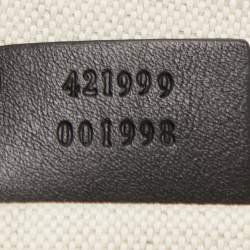 Pre Owned Gucci Black Leather Large Dionysus Bamboo Top Handle Bag
