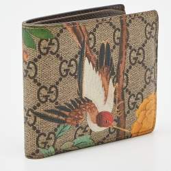 Gucci Multicolor GG Supreme Canvas Tian Bifold Wallet