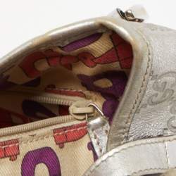 مملوكة مسبقًا Gucci Silver Guccissima Leather Medium Abbey Hobo