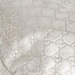 مملوكة مسبقًا Gucci Silver Guccissima Leather Medium Abbey Hobo