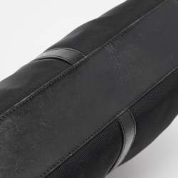 مملوكة مسبقًا Gucci Black Nylon and Leather Jackie O Tote