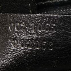 مملوكة مسبقًا Gucci Black Nylon and Leather Jackie O Tote