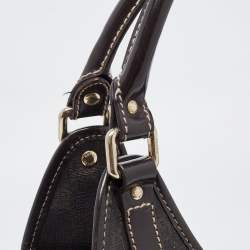 مملوكة مسبقًا Gucci Brown GG Supreme Canvas and Leather Jackie O Hobo