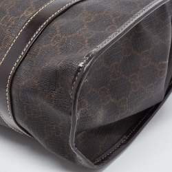 مملوكة مسبقًا Gucci Brown GG Supreme Canvas and Leather Jackie O Hobo