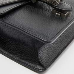 Pre Owned Gucci Black Leather Mini Dionysus Shoulder Bag