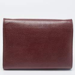  Gucci Burgundy Leather Dionysus Wallet On Chain