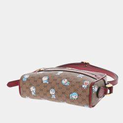 Pre Owned Gucci x Doraemon Micro GG Canvas Messenger bag