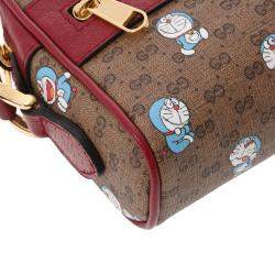 Pre Owned Gucci x Doraemon Micro GG Canvas Messenger bag