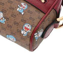 Pre Owned Gucci x Doraemon Micro GG Canvas Messenger bag