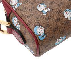 Pre Owned Gucci x Doraemon Micro GG Canvas Messenger bag