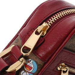 Pre Owned Gucci x Doraemon Micro GG Canvas Messenger bag