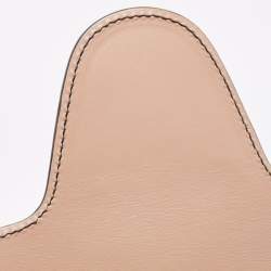 Pre Owned Gucci Beige/Pink GG Canvas And Leather Large Emily Chain Shoulder Bag