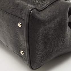 Pre Owned Gucci Black Leather Small Soho Tote