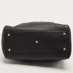 Pre Owned Gucci Black Leather Small Soho Tote