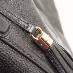 Pre Owned Gucci Black Leather Small Soho Tote