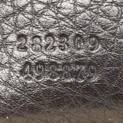 Pre Owned Gucci Black Leather Small Soho Tote