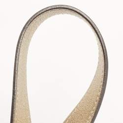 Pre Owned Gucci Brown/Gold GG Canvas and Leather Medium Abbey Hobo