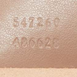 Pre Owned Gucci Beige Matelasse Leather Mini GG Marmont Top Handle Bag