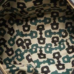 Pre Owned Gucci Black Guccissima Leather Large Abbey D Ring Shoulder Bag