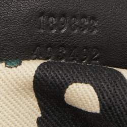 Pre Owned Gucci Black Guccissima Leather Large Abbey D Ring Shoulder Bag