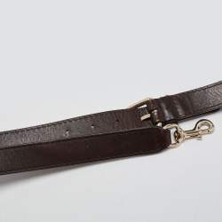 مملوكة مسبقًا Gucci Brown/Beige GG Canvas and Leather Web Zip Bag