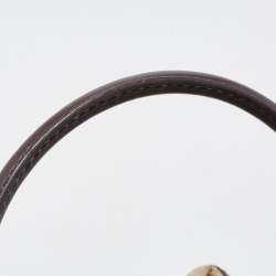 مملوكة مسبقًا Gucci Brown/Beige GG Canvas and Leather Web Zip Bag